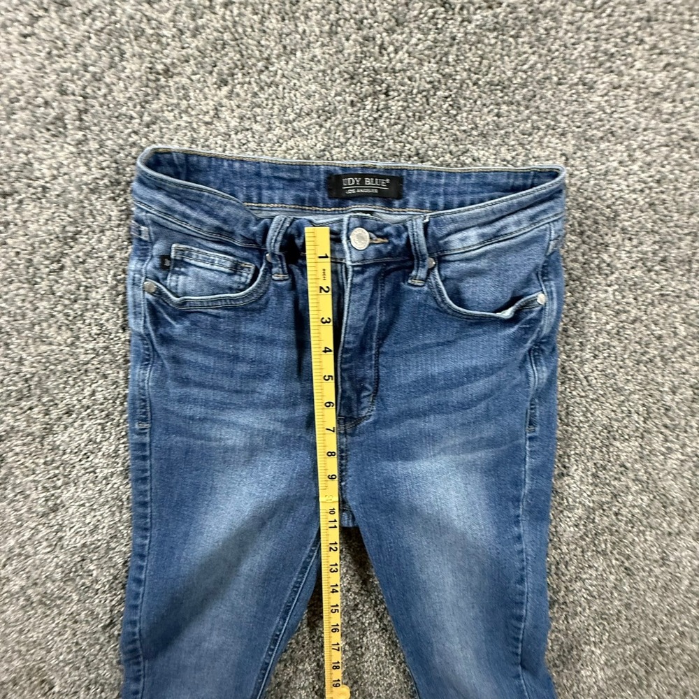 Judy Blue Womens High Waisted Skinny Jeans Medium Wash Size 7/28 - Picture 8 of 10